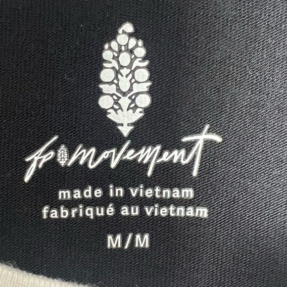 Free people Black Athletic Dress with 3/4 Raglan Sleeves and Crew Neck - Picture 6 of 8